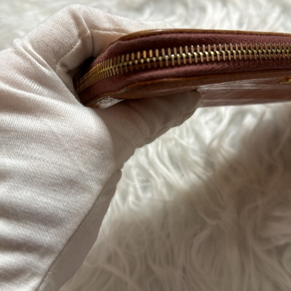 Miu Miu Zip Around Wallet Croc Embossed Leather Vintage With Box - Picture 16 of 16